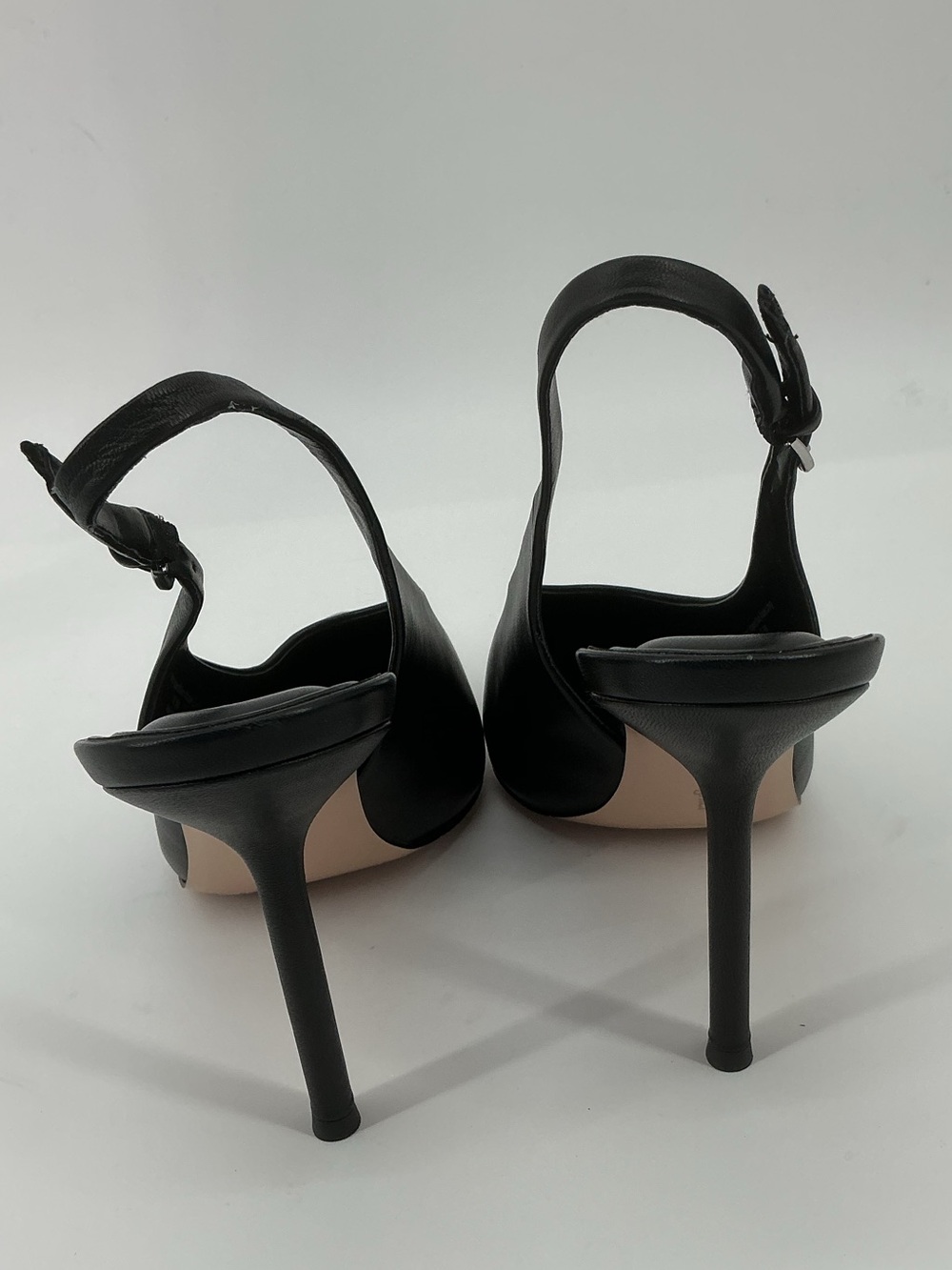 Favorite Daughter Remy 95MM Black Leather Slingback Pumps Size 9 - Picture 9 of 11